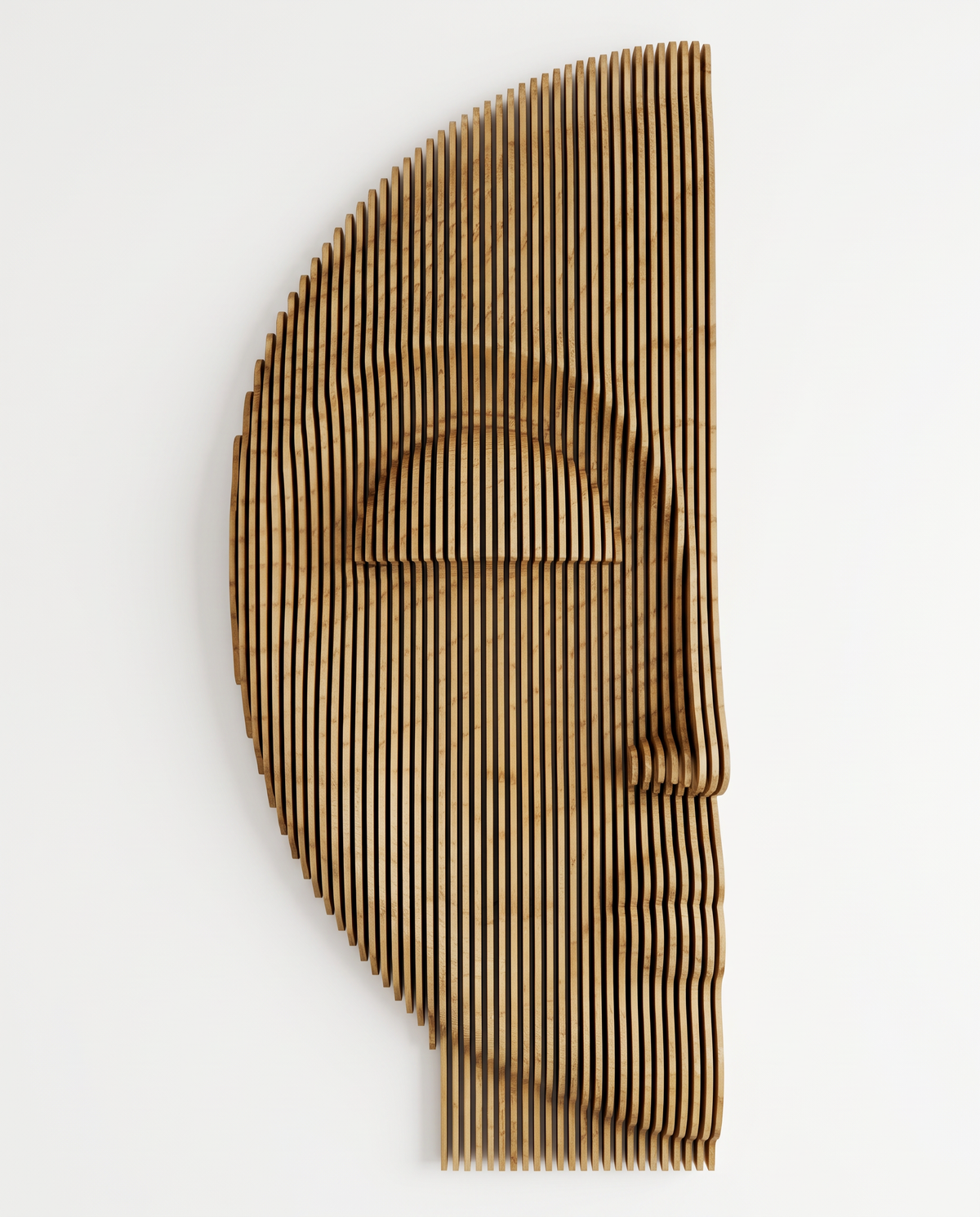 Parametric Half-Face Sculpture