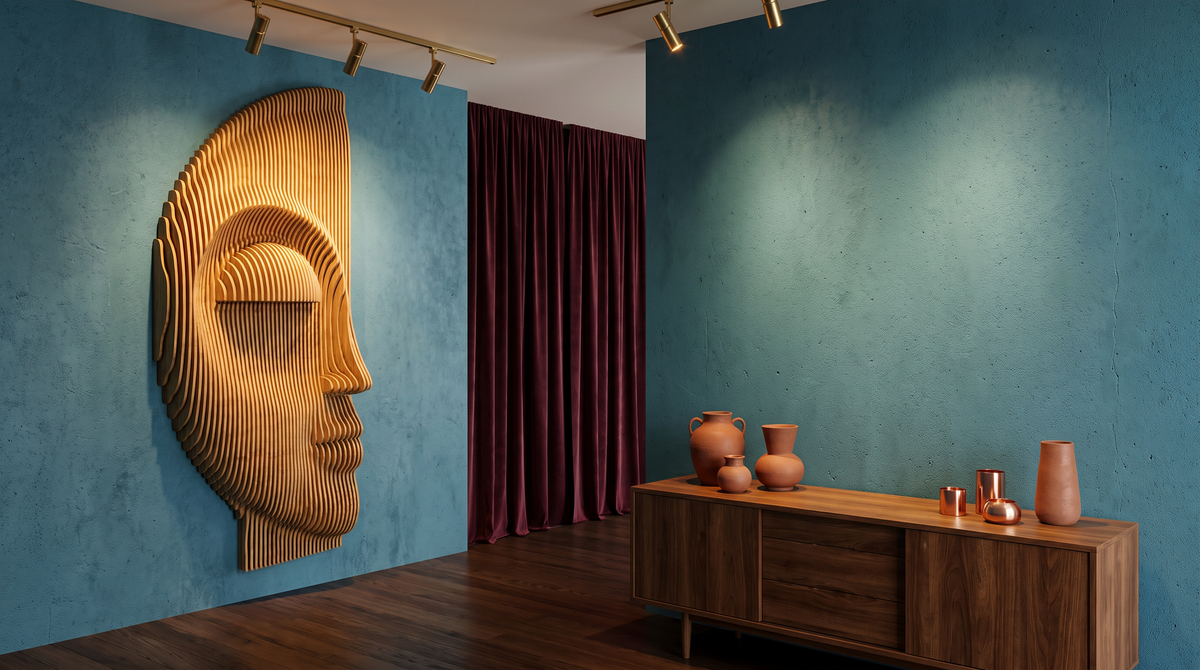 Parametric Half-Face Sculpture