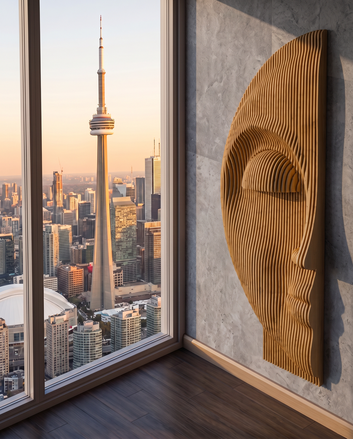 Parametric Half-Face Sculpture